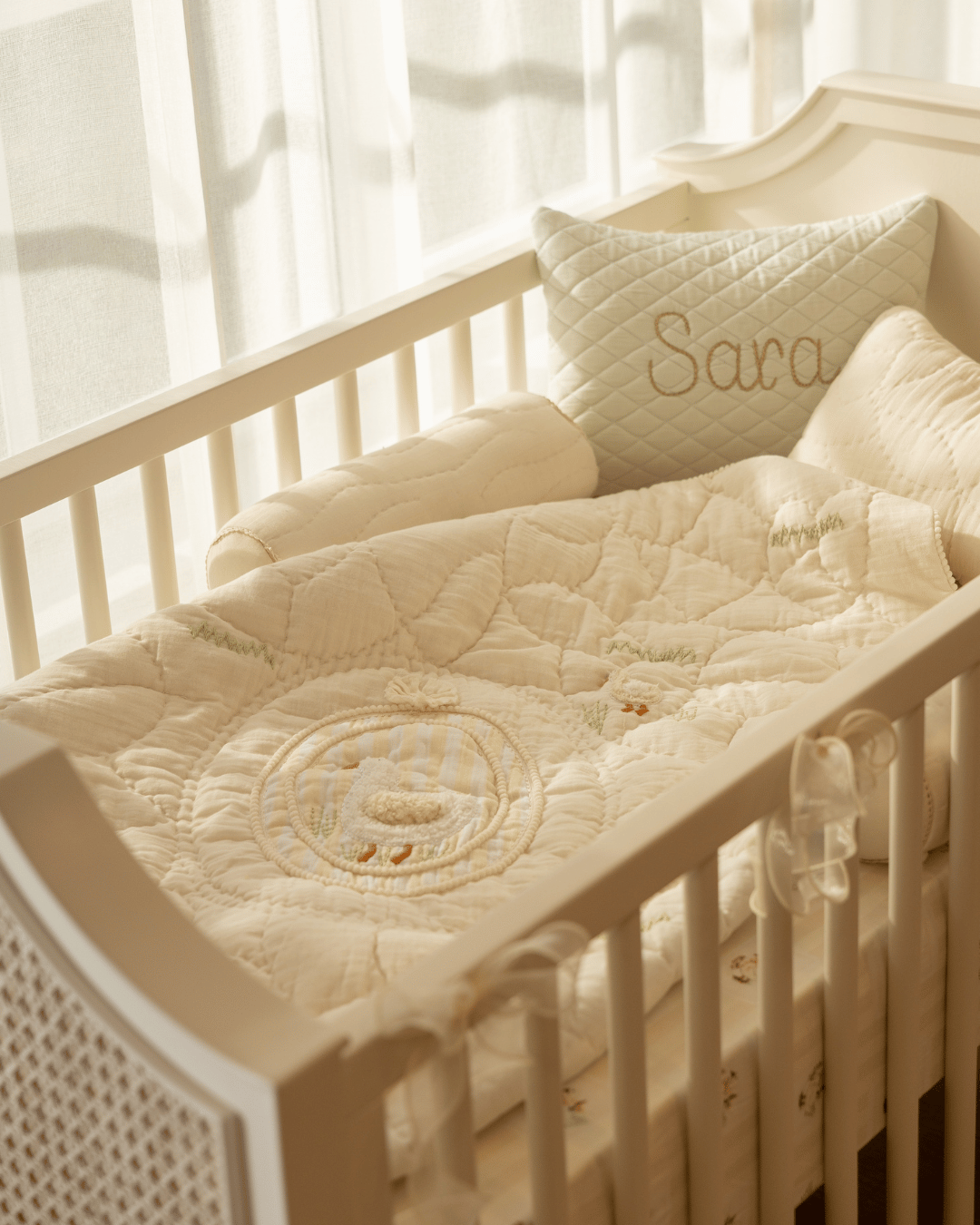 ButterCup Cot Bedding Set with Bumper
